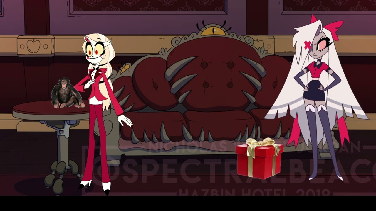 charlie gets a MONKYE. (hellavau vurse PARODY) [hazbin hotel and helluva boss]