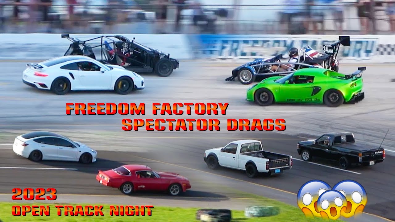 ЗРИТЕЛЬСКИЕ ЗАЕЗДЫ FREEDOM FACTORY 2023 НА ОТКРЫТОЙ ТРЕКОВОЙ ЛИНИИ!!!