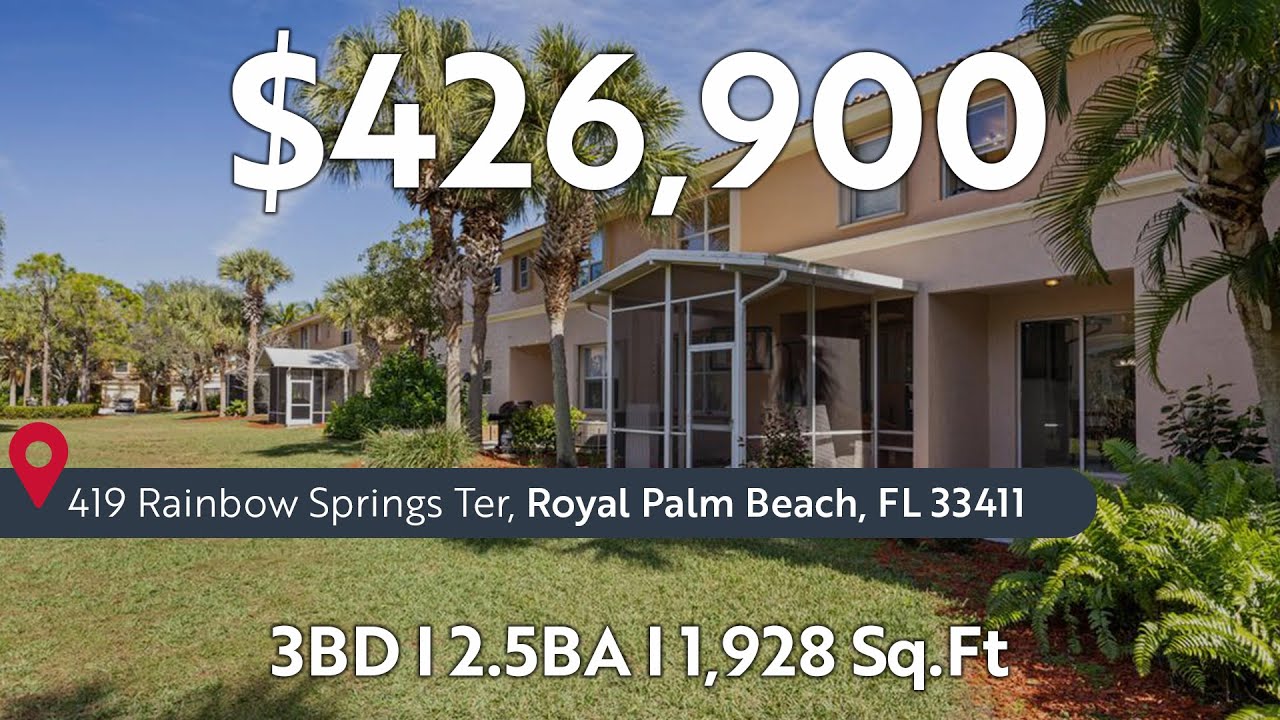 3BD 2.5BA In Royal Palm Beach, FL