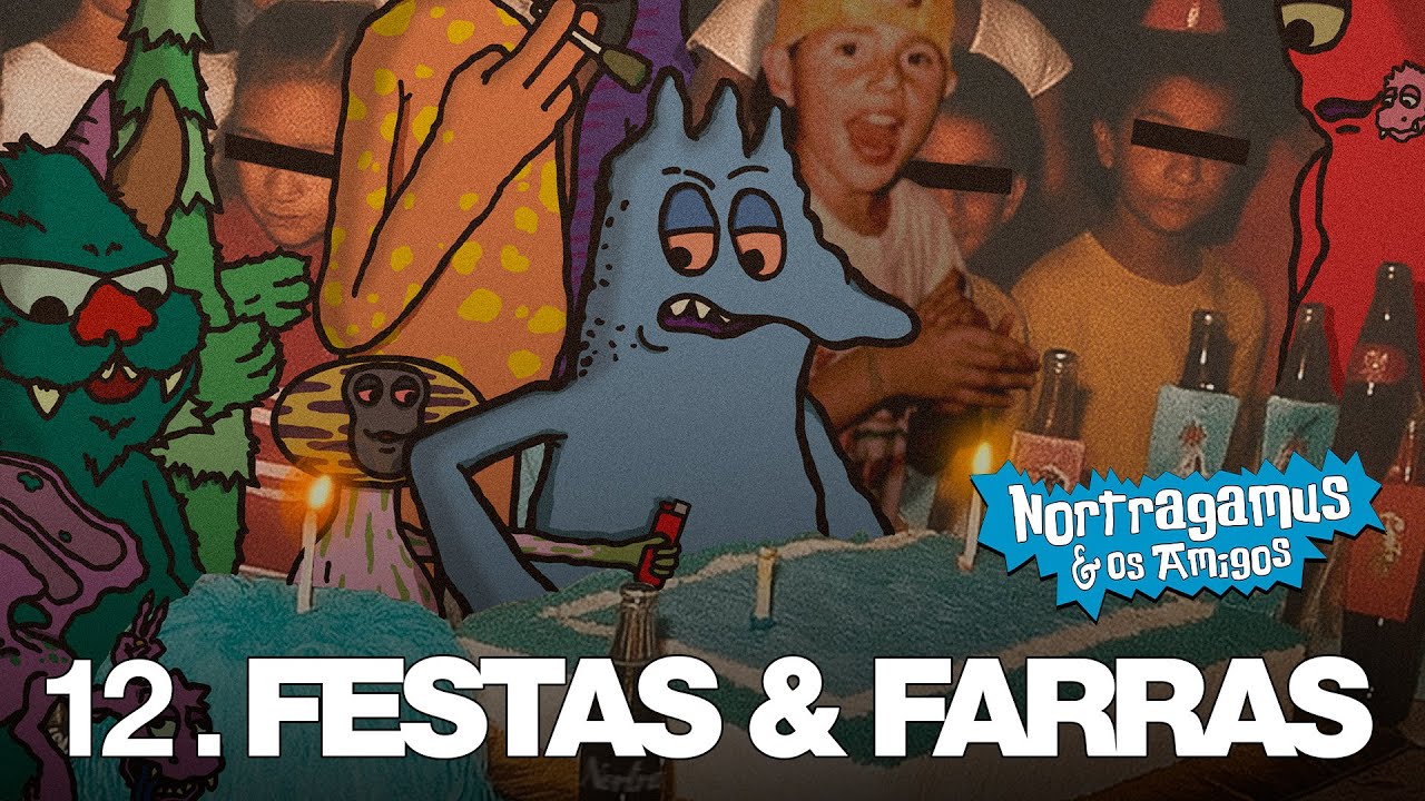 NORTRAGAMUS - Festas & Farras feat Yung Vegan (Visualizer)