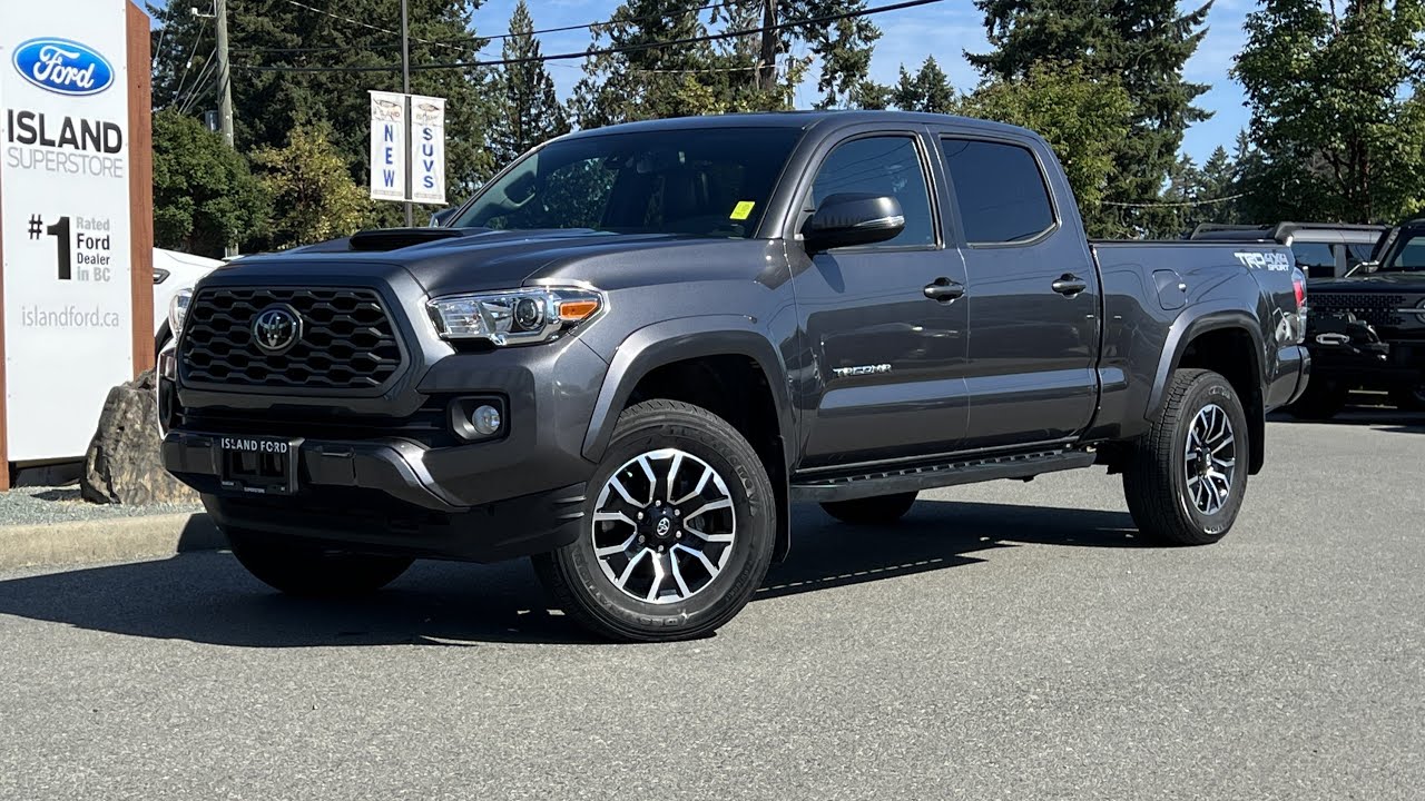 2021 Toyota Tacoma TRD Sport + Navigation, Moonroof, Dual Climate Control Review | Island Ford LJ198