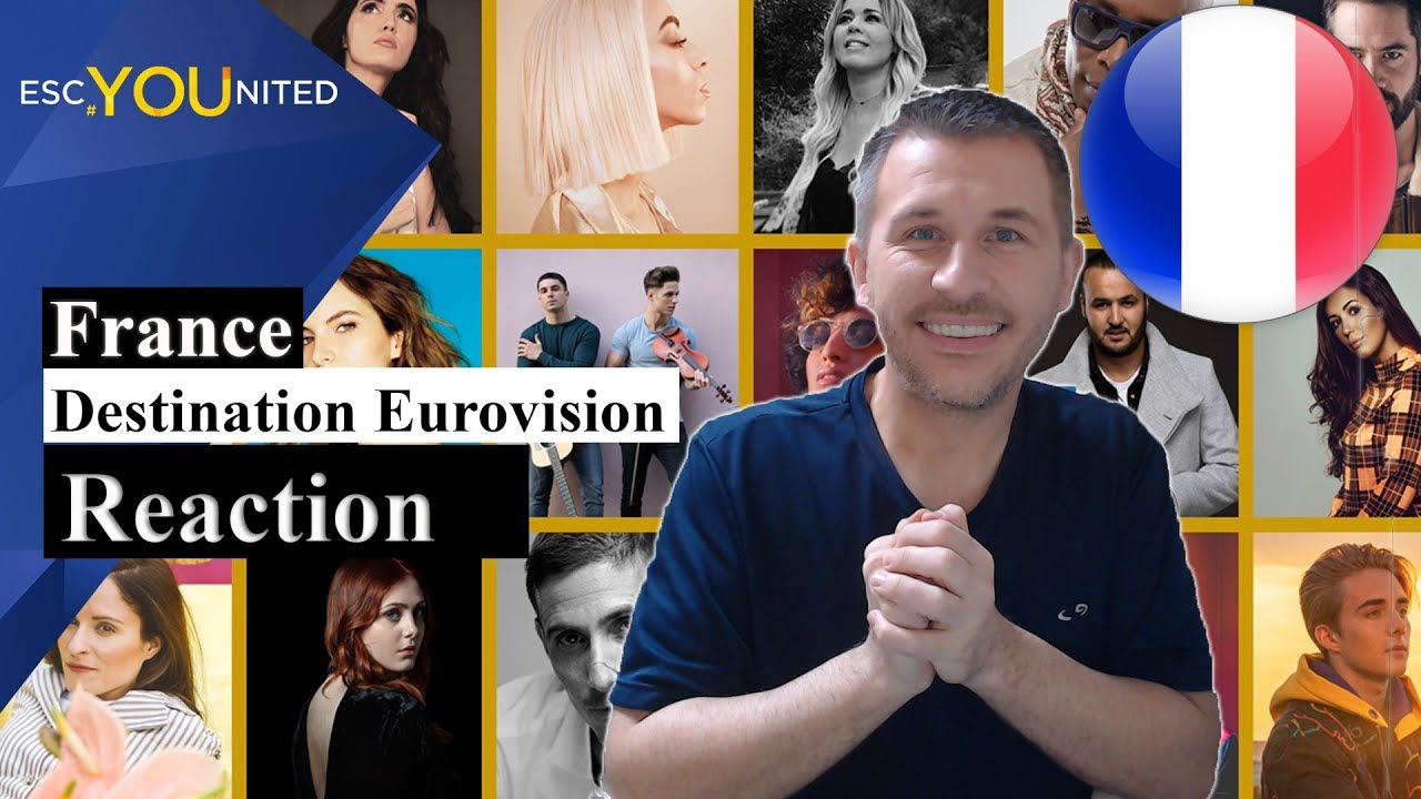 Destination Eurovision - Reaction to Snippets (France Eurovision 2019)