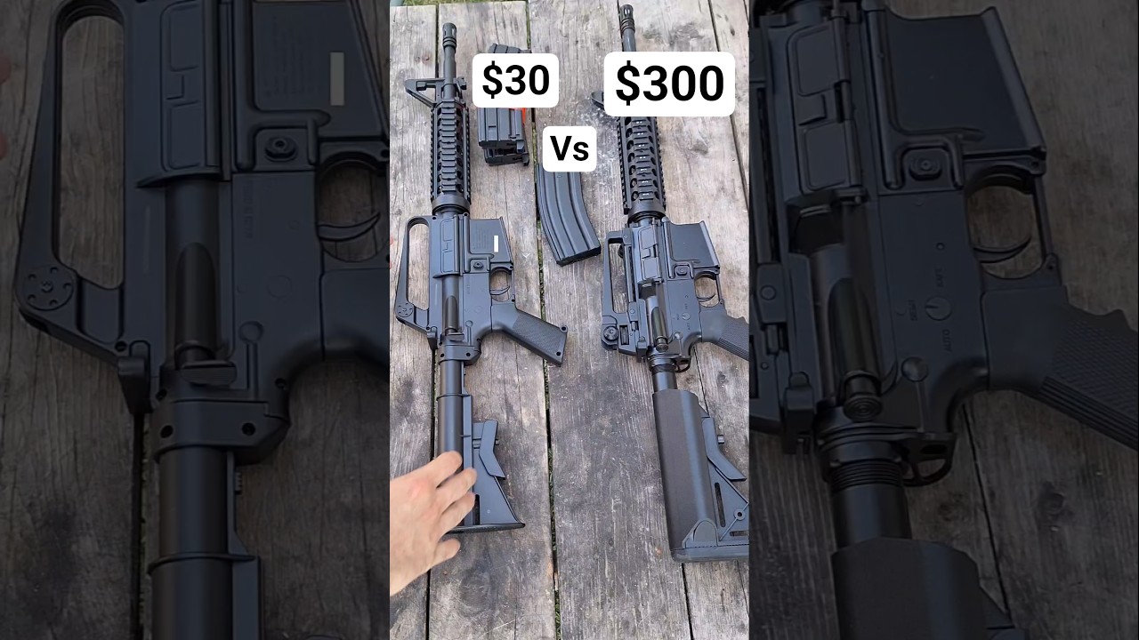 M4 30$ vs 300$ Airsoft #airsoft