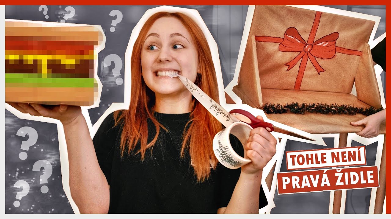 Balím vánoční dárky jako NÁBYTEK a BURGER? | Natyla