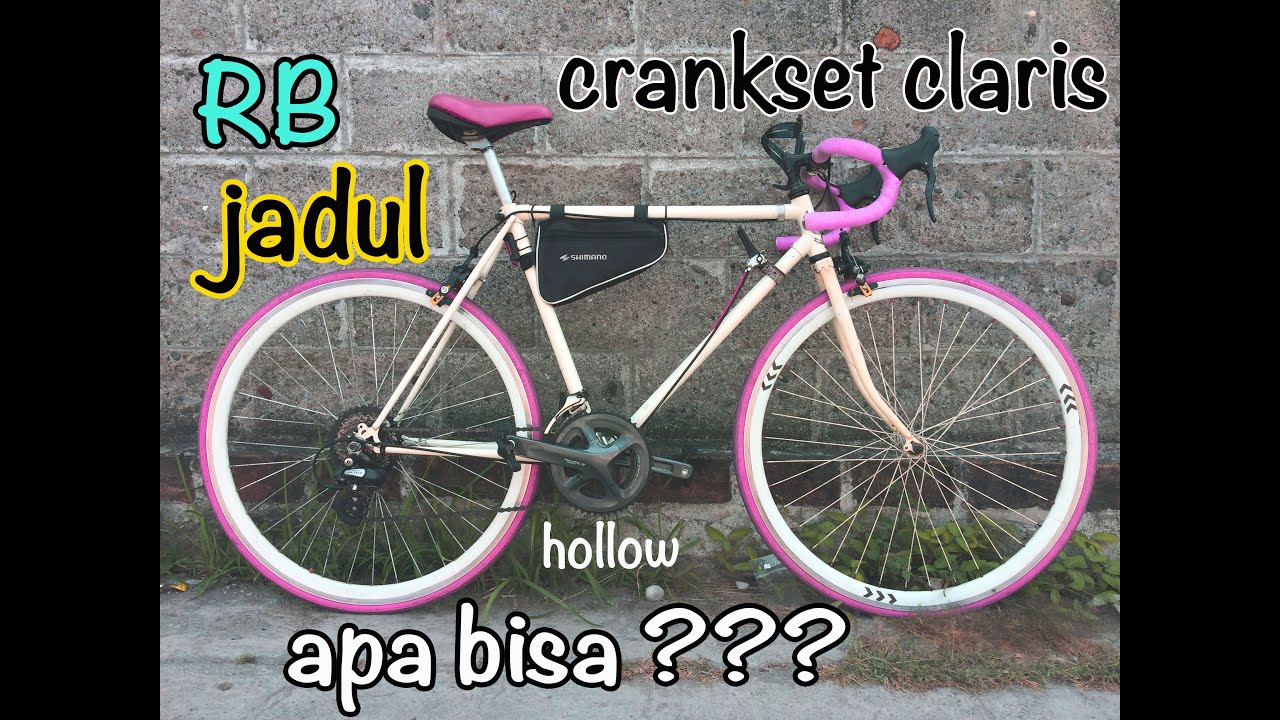 pasang crankset claris di balap jadul ???