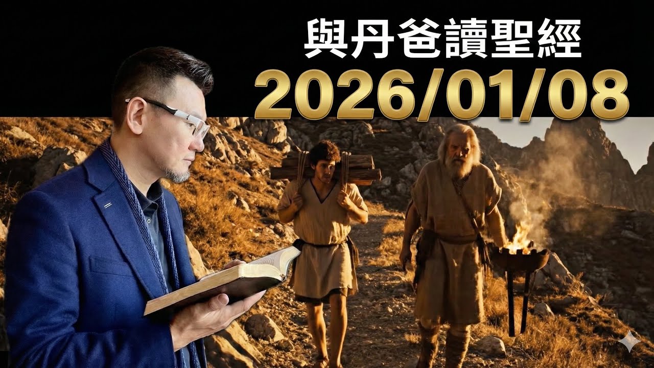 早晨與丹爸靈修讀經：2026年1月8日 - 創世紀20-22/馬太福音6/詩篇7