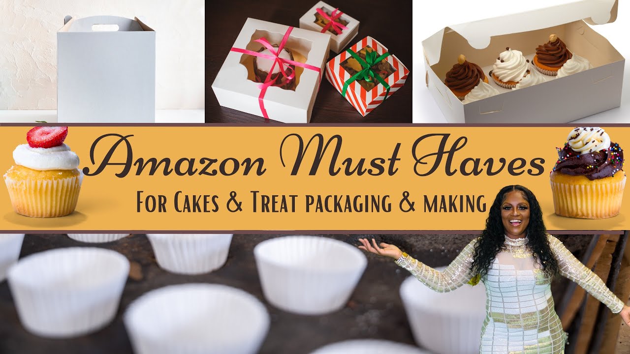 Amazon Must Haves for Cakes & Treats | Small Business Packaging #amazonhaul #cakedecorating #cake