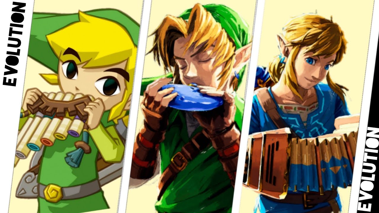 EVOLUTION OF THE LEGEND OF ZELDA THEME SONG 1986 - 2020