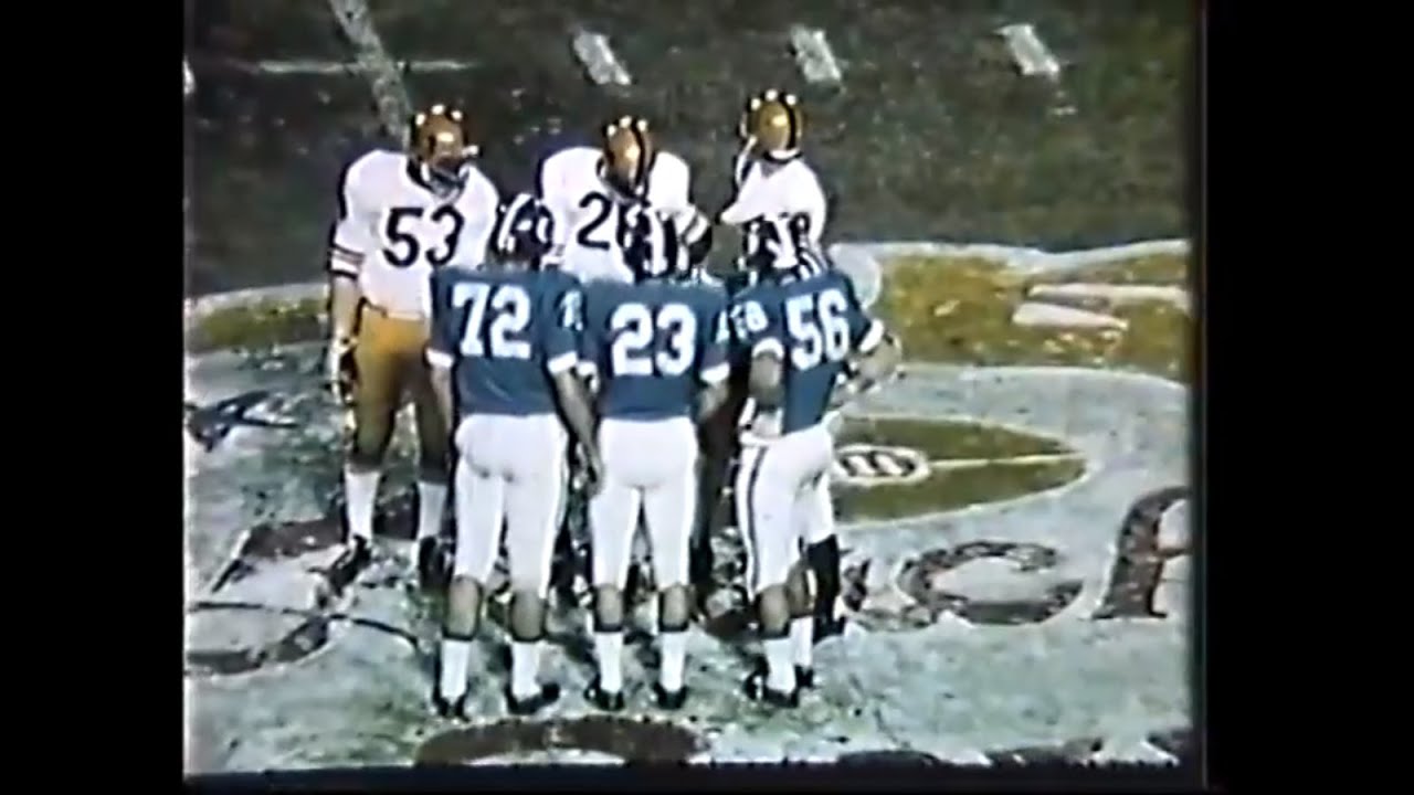 1970 Peach Bowl Film, North Carolina vs Arizona State