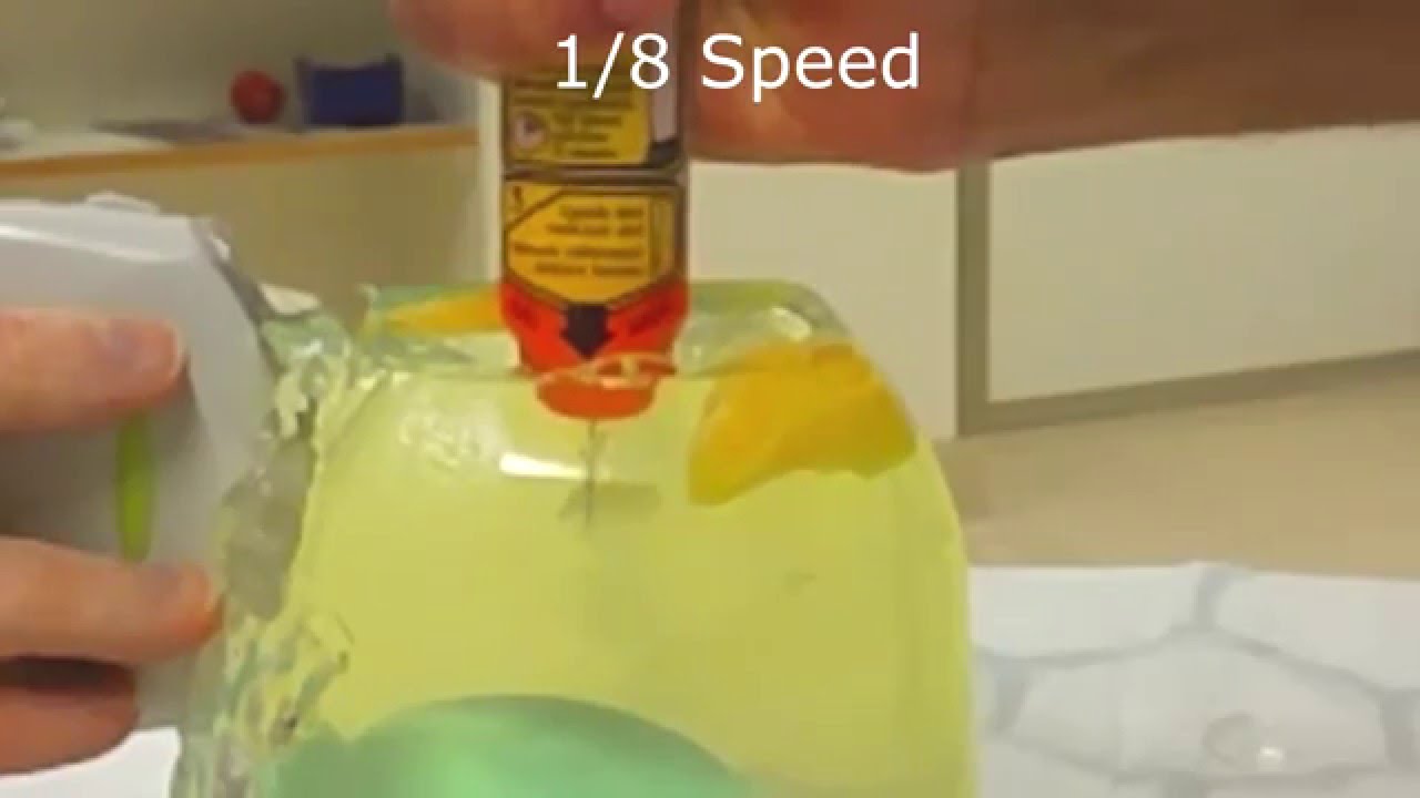 Epipen autoinjector into ballistic gelatin