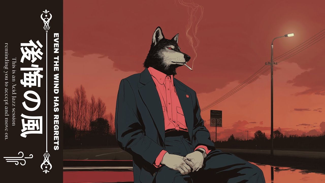 𝗘𝗩𝗘𝗡 𝗧𝗛𝗘 𝗪𝗜𝗡𝗗 𝗛𝗔𝗦 𝗥𝗘𝗚𝗥𝗘𝗧𝗦 後悔の風 | Relaxing Reflection Session | Lo-fi, Acid Jazz Playlist #chilllofi