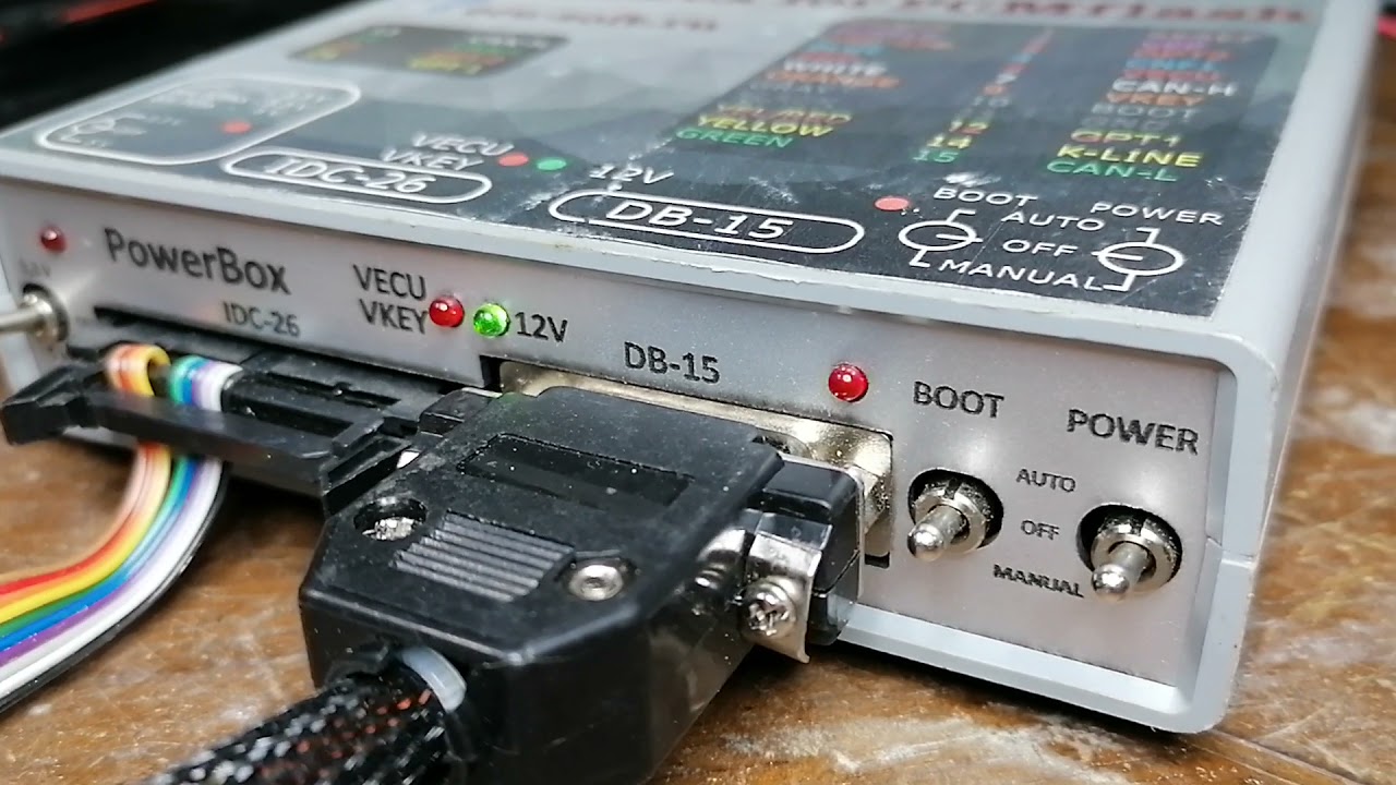 Подключение PCMFlash PowerBox MEV17.4