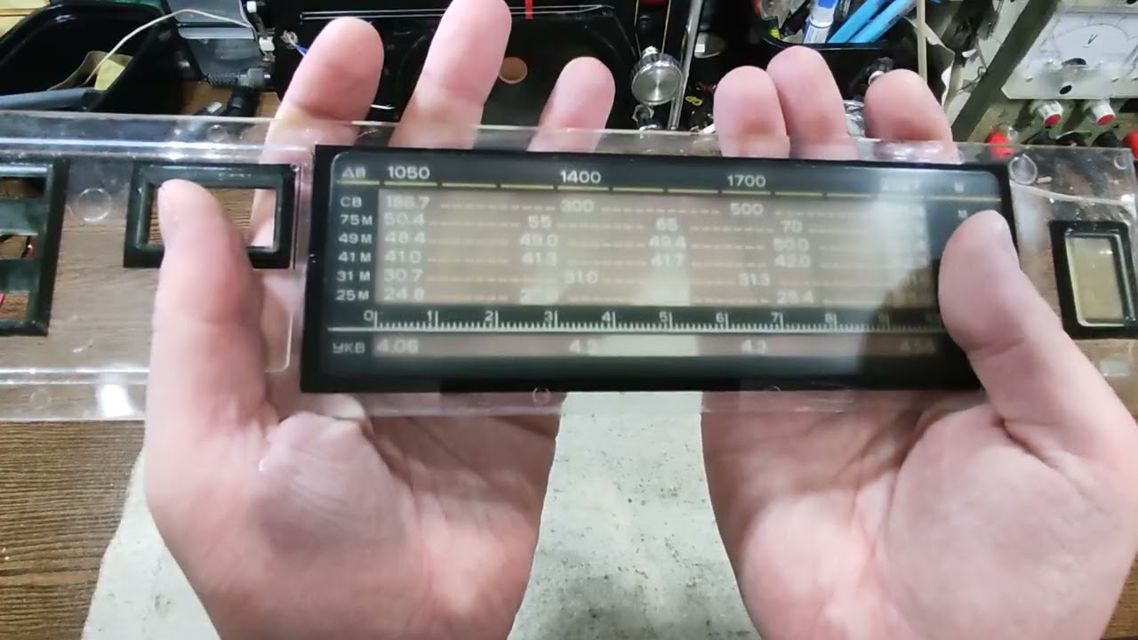 Полировка шкалы радиоприемника супер паста для полировки