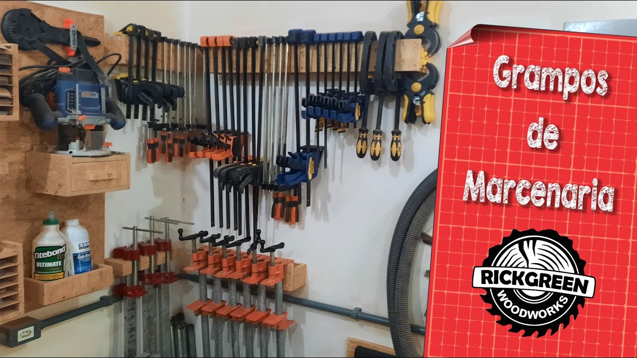 Grampos de Marcenaria. Recomendações de compras, dicas de utilização e acessórios.