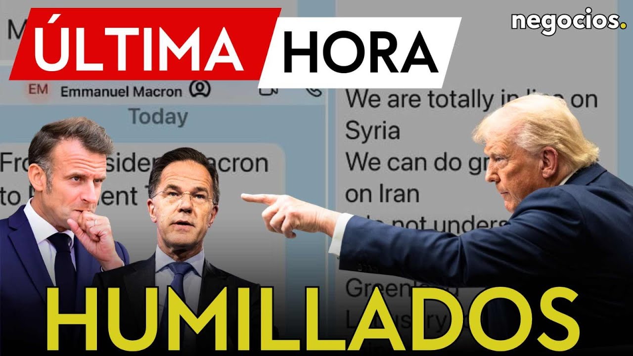 ÚLTIMA HORA | Trump humilla a Rutte y a Macron y filtra mensajes privados para ridiculizarles