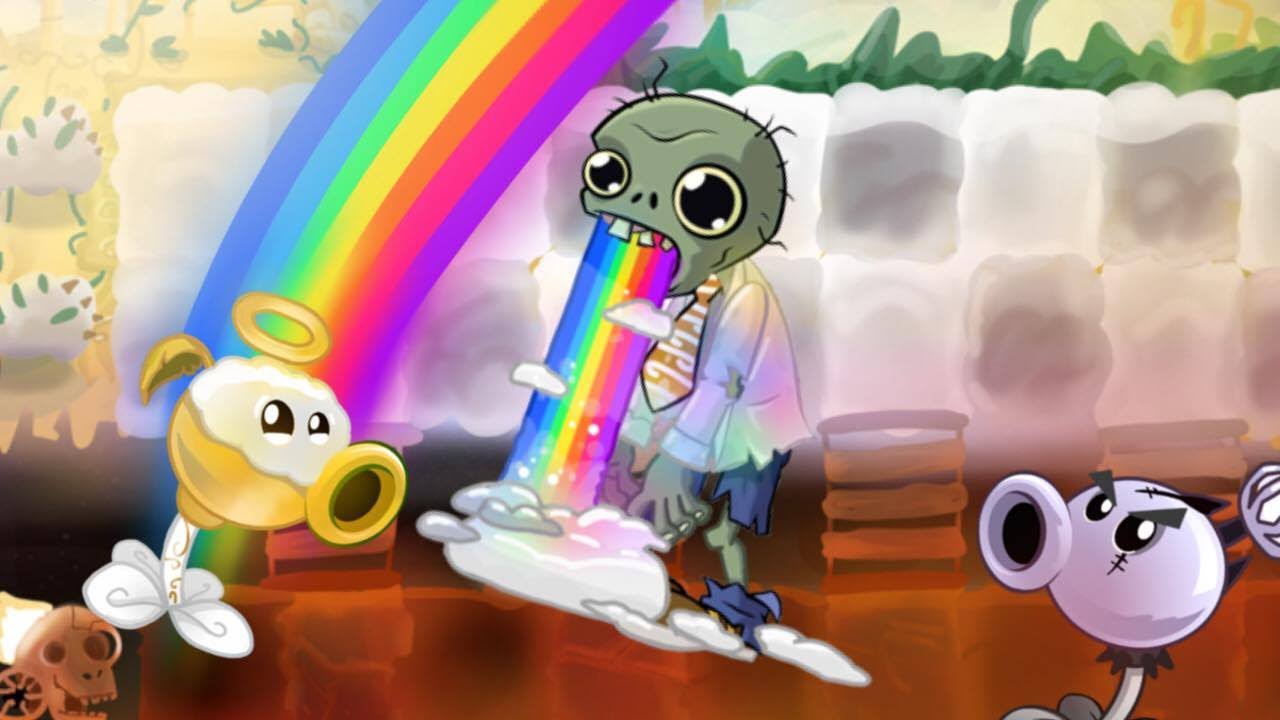 Plants vs zombies - heaven & hell Concept part 1