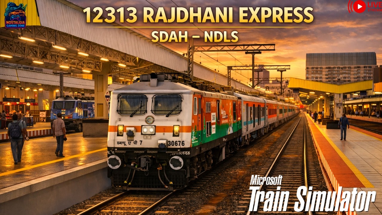 👑 QUEEN RAJDHANI LIVE 🚨 Sealdah–NDLS | TGNC Heavy Traffic & 130 KMPH Run #shorts #shortsfeed