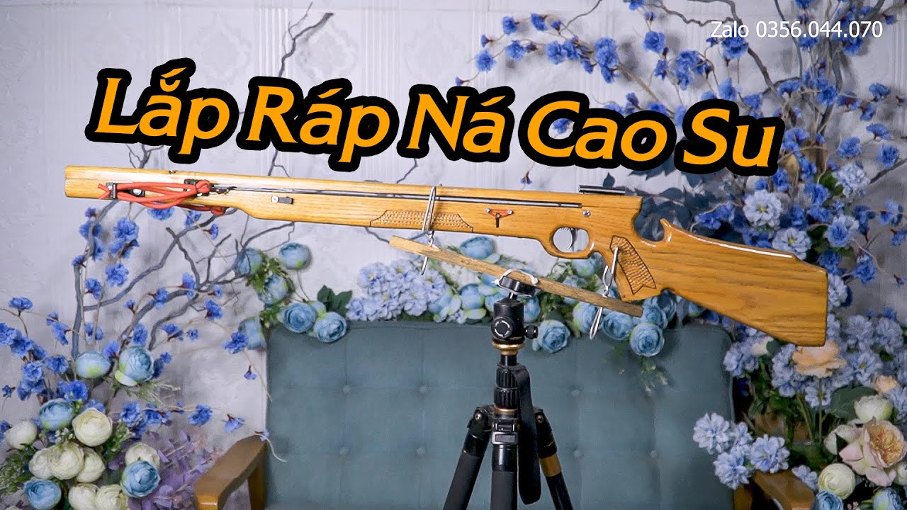 Hướng dẫn lắp ráp S.ú.n.g Ná cao su | Slingshot | Make a marble gun | MỘC NHÂN DIY