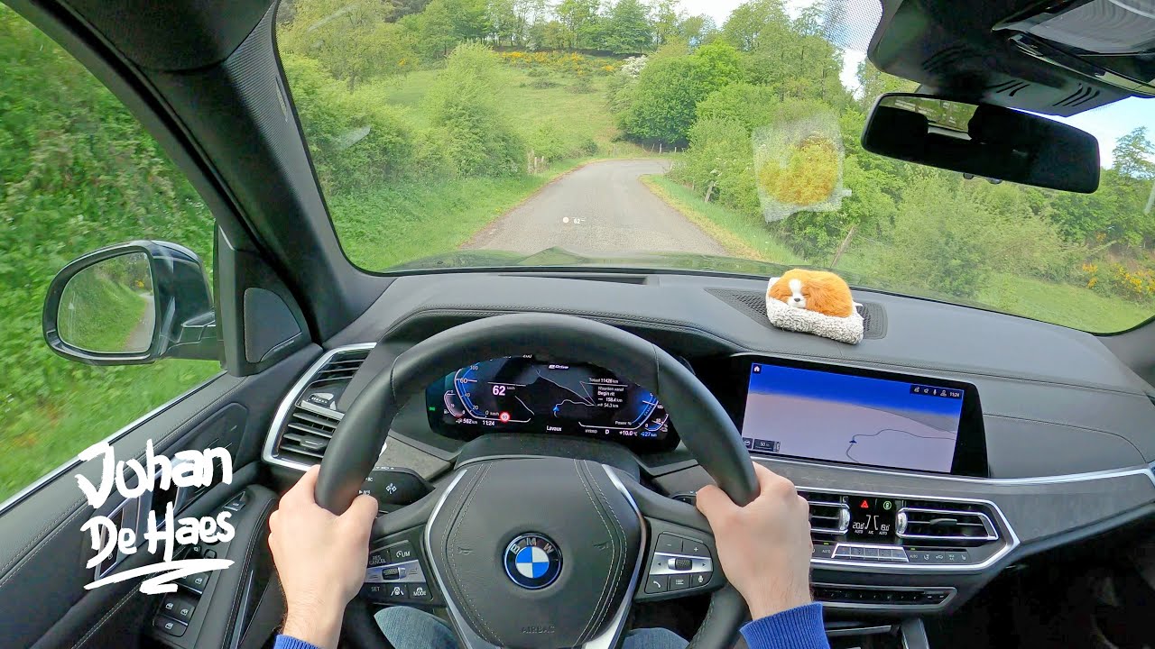 BMW X5 xDrive45e Plug-In Hybrid 394 HP POV TEST DRIVE