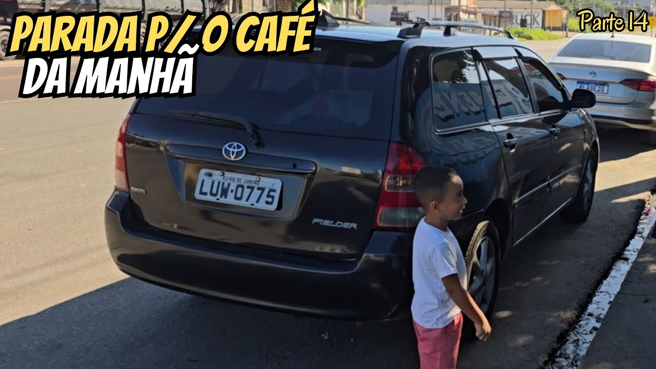 Viagem de Carro P/ Nordeste, Rio a Natal, Parada Para Café da Manhã, Umbaúba #toyota #fielder