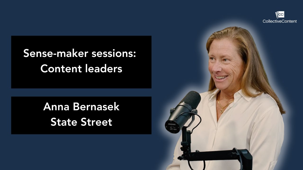 Sense-maker sessions 2.4: Anna Bernasek, State Street
