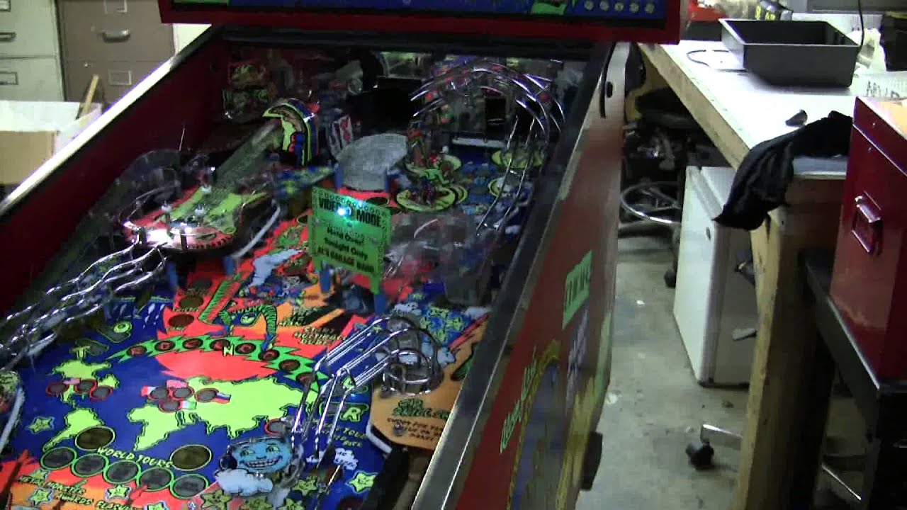 #376 Alvin G & Company WORLD TOUR Pinball Machine! Pretty Rare! TNT Amusements