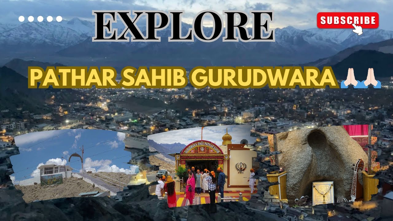 Pathar Sahib Gurudwara, Ladakh | Magnetic Hill to Pathar Sahib: The Ultimate Ladakh Road Trip| #leh 