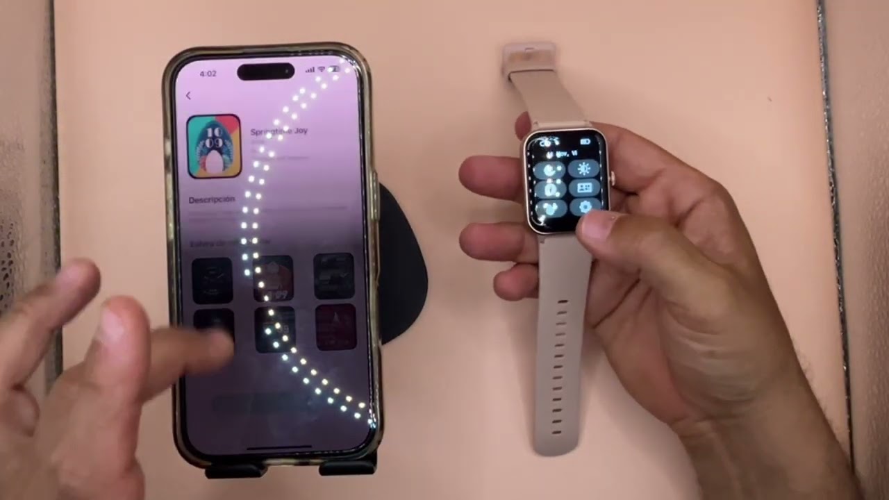 Подключите смарт-часы к приложению Dafit на iOS.