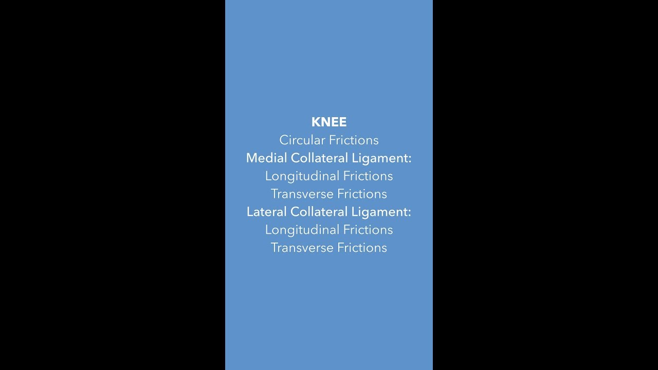Sports Massage Level 4 Knee Techniques 2 v1.0
