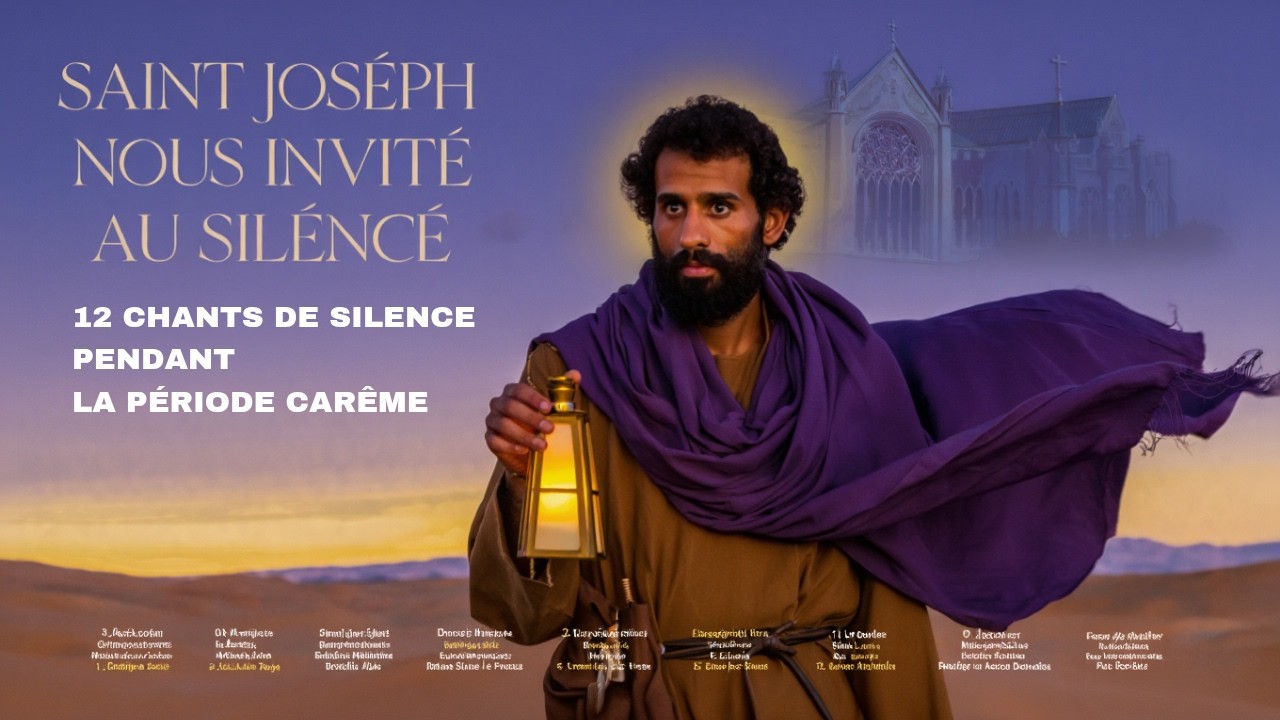 SAINT JOSEPH NOUS INVITE AU SILENCE 12 Cantique Puissant de Silence pour Carême #Prière  #Careme2026