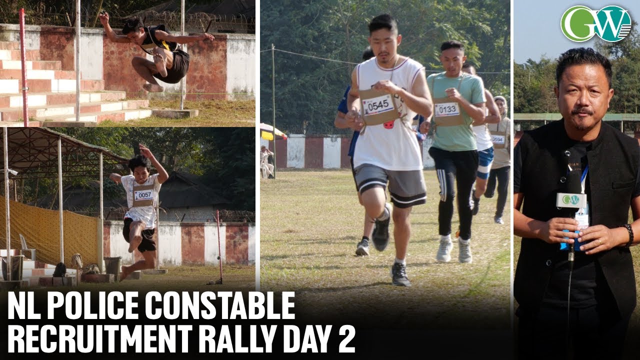 CHÜMOU: DAY 2 OF NP CONSTABLE RECRUITMENT RALLY SEES CANDIDATES UNDERGO PHYSICAL TESTS
