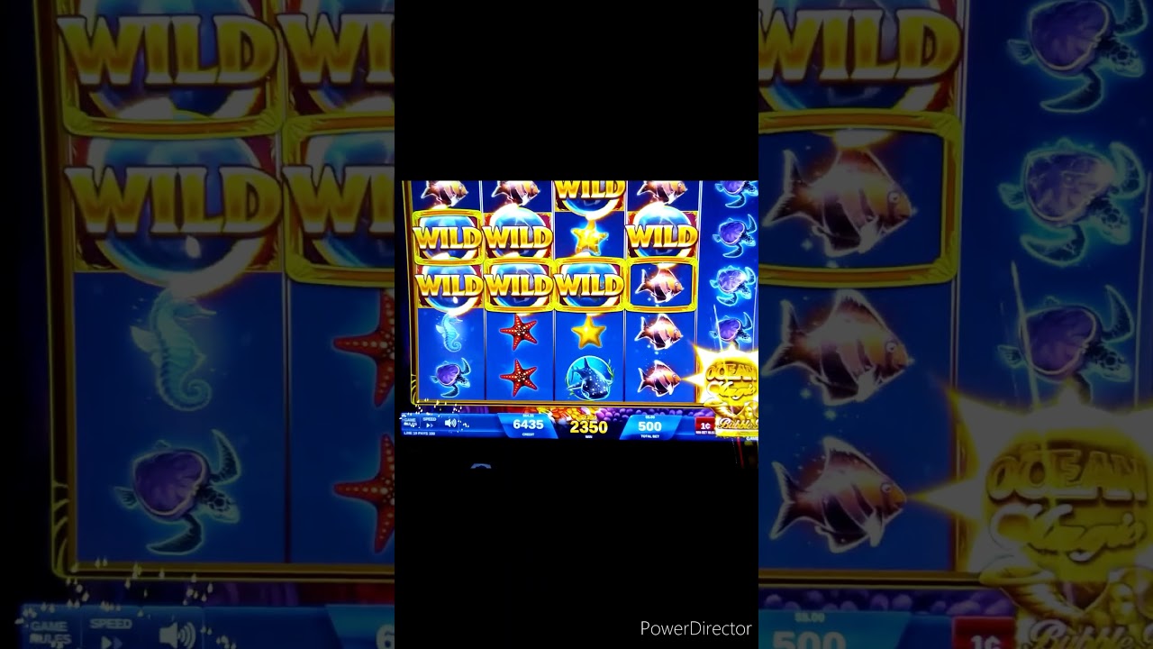 #Shorts GIANT BUBBLE!! MAX BET VULTURE RUN ON OCEAN MAGIC GRAND 1c SLOT