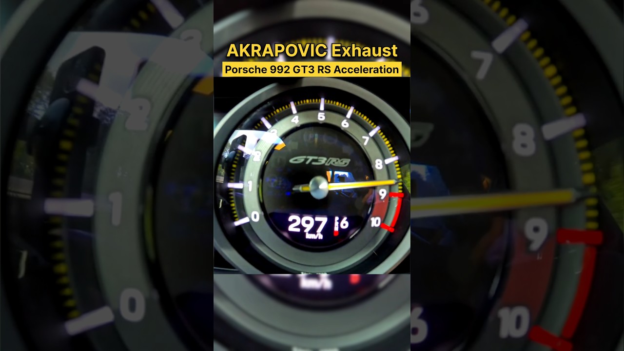 AKRAPOVIC 992 GT3 RS Acceleration 🚀🔥
