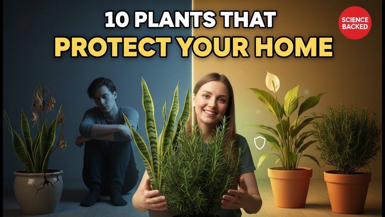 10 PROTECTION PLANTS Your Home NEEDS  |  Spiritual &  Practical | Scientic Facts