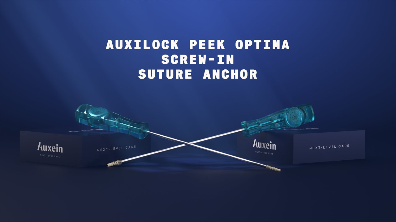 The AUXILOCK PEEK Optima Screw-In Suture Anchor