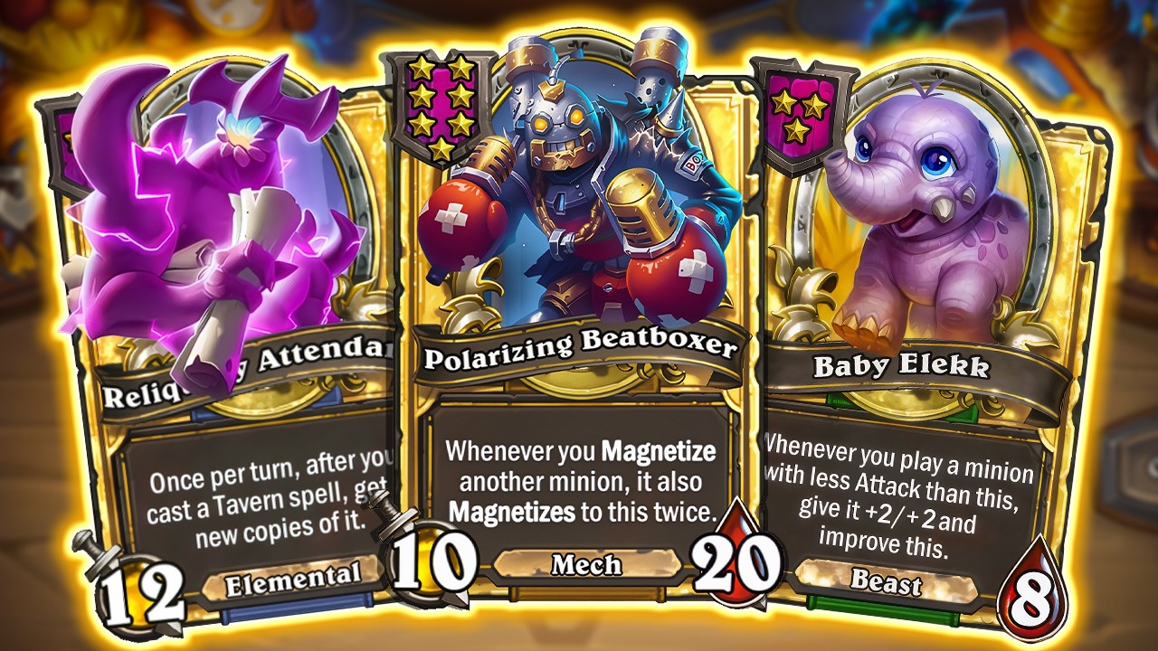This E.T.C. Strategy Created the Perfect Mech Board | Hearthstone Battlegrounds