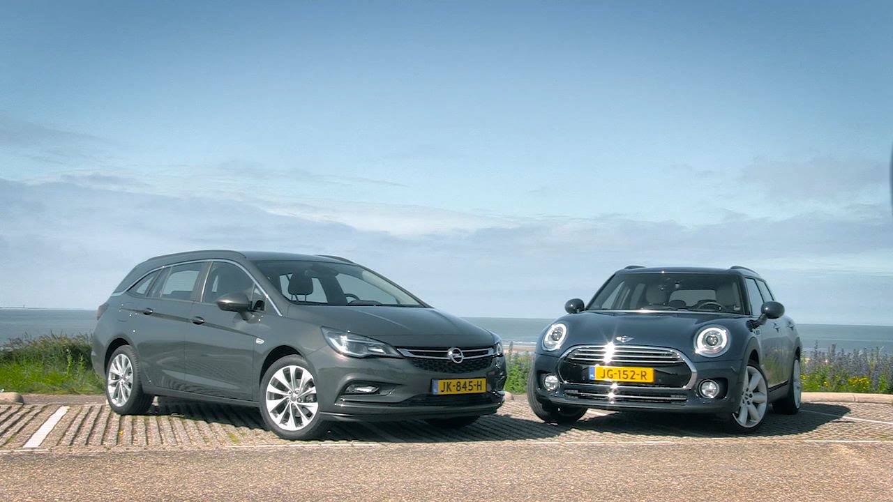 ANWB dubbeltest Mini Clubman versus Opel Astra Sports Tourer 2016