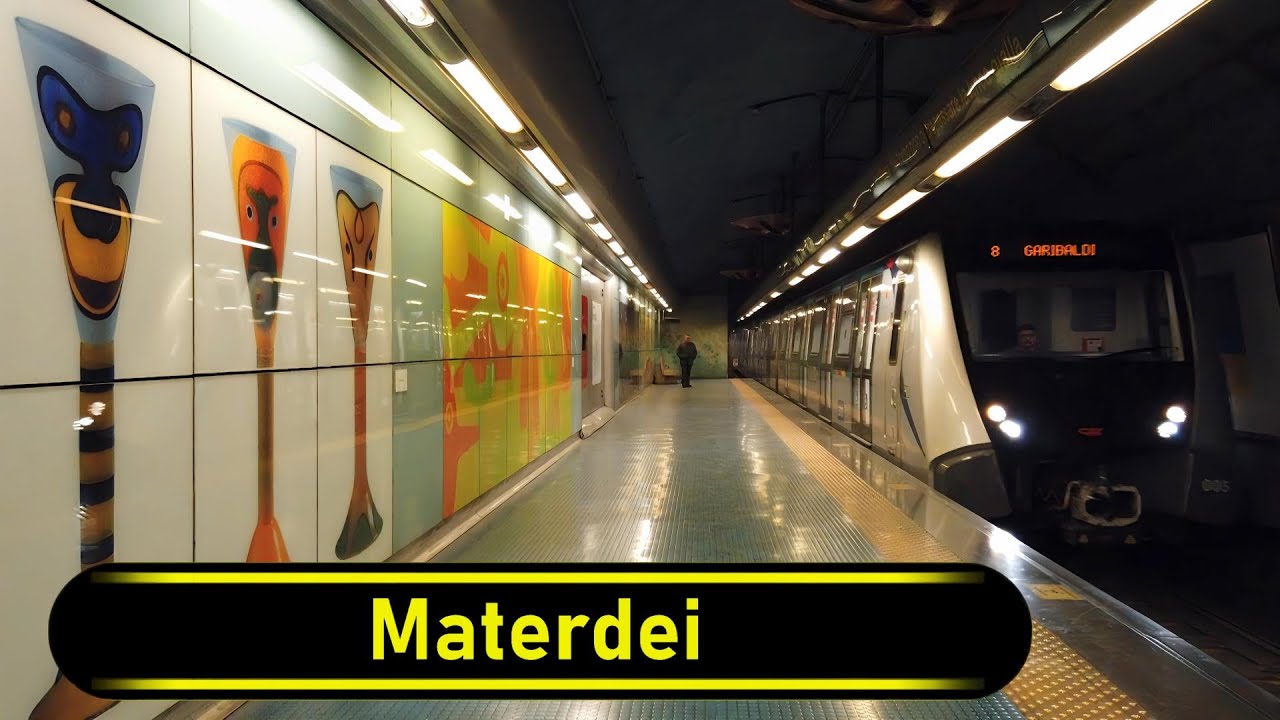Metro Station Materdei - Naples 🇮🇹 - Walkthrough 🚶
