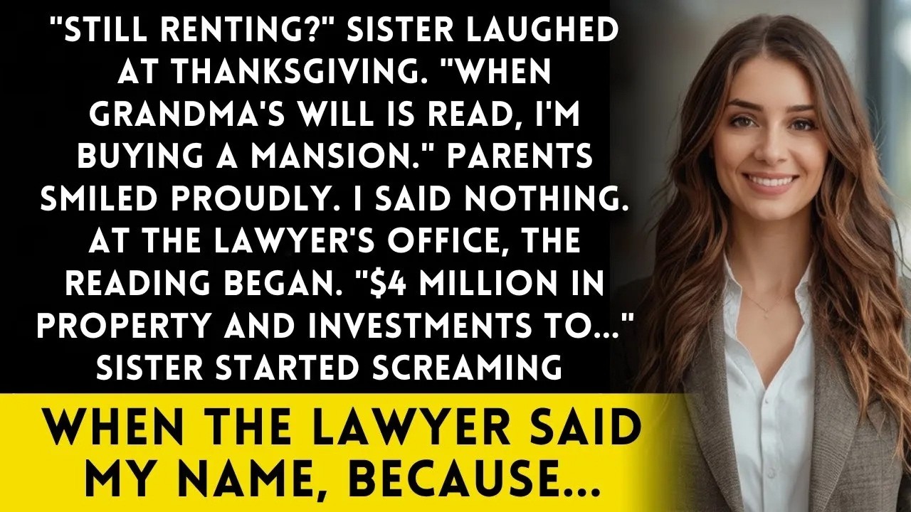 Sister Mocked My 'Cheap Apartment' - She Didn't Know I'd Just Inherited Grandma's $4M Portfolio