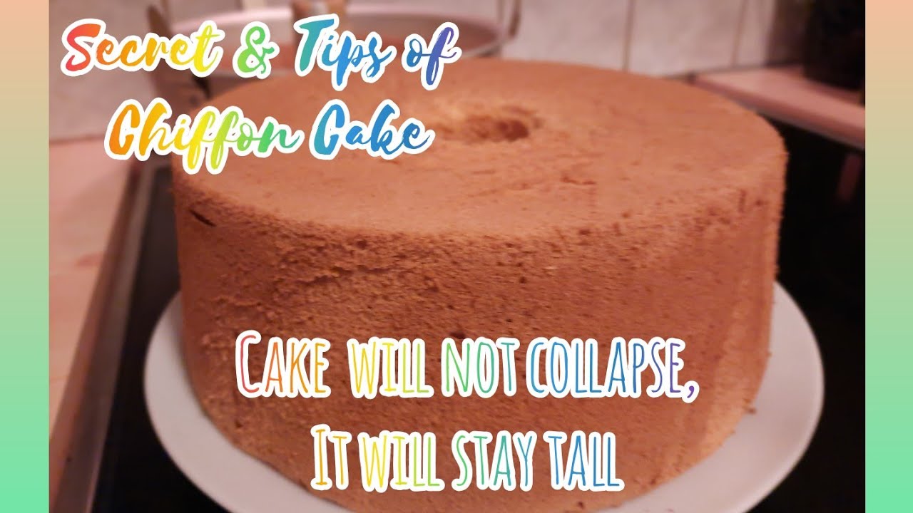 SECRET OF CHIFFON CAKE THAT WILL NOT COLLAPSE, IT WILL STAY TALL | NO MUSIC