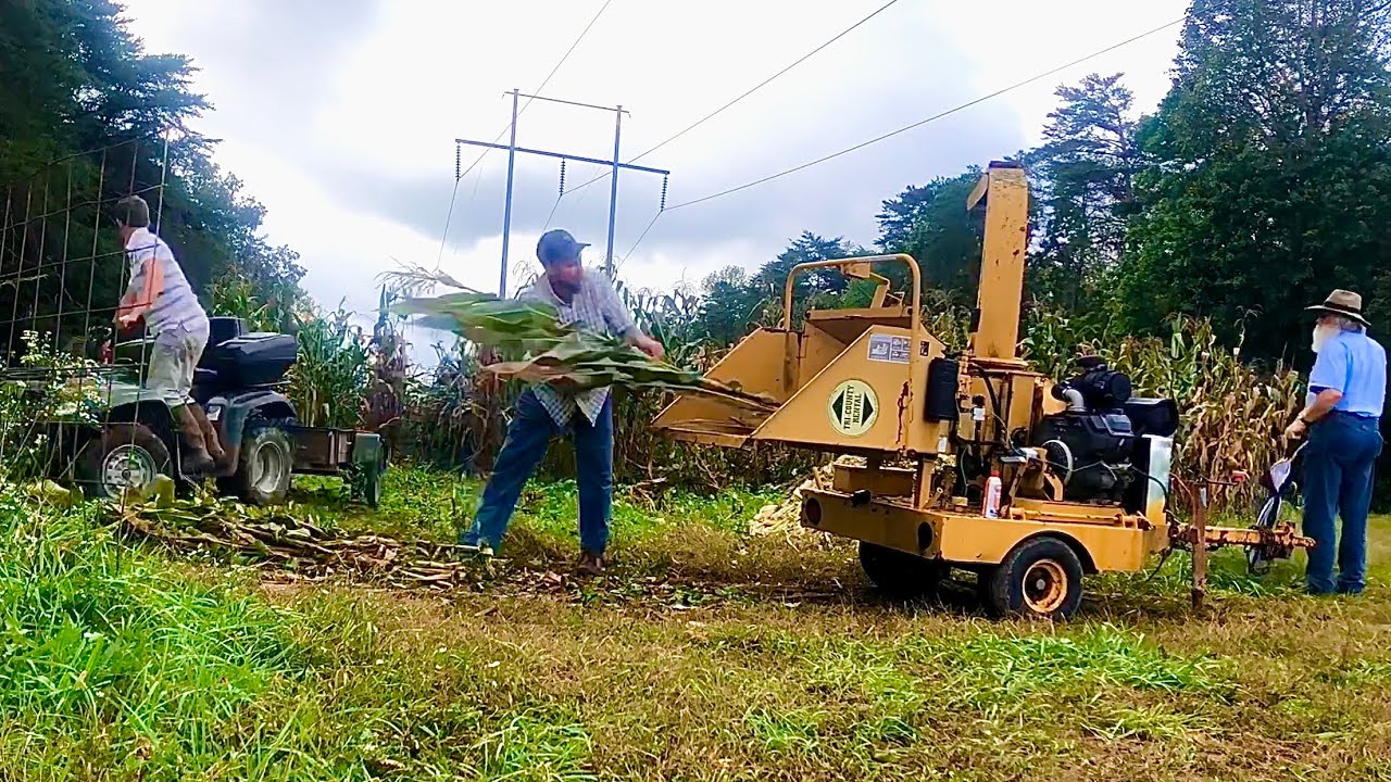 You can make silage with a wood chipper!