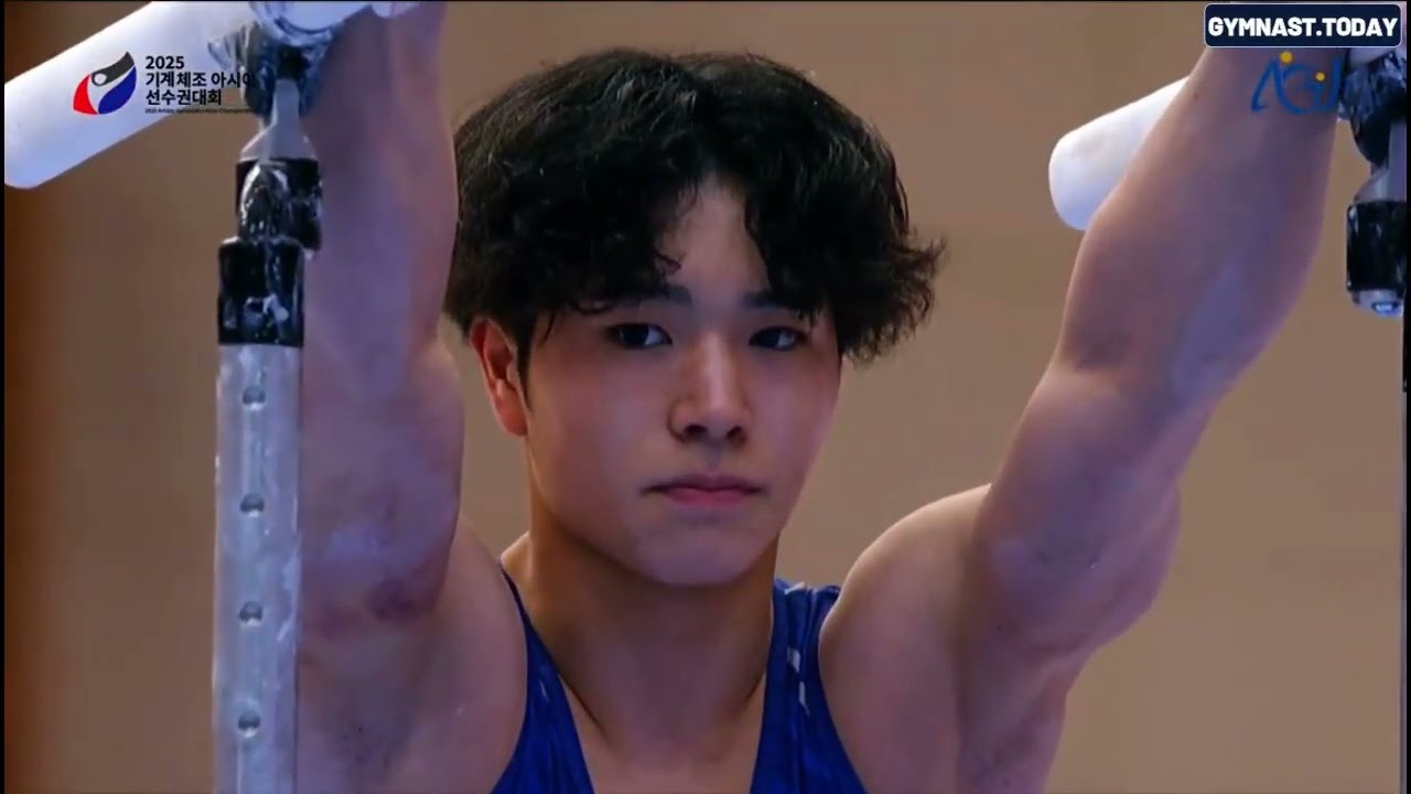Top 3 on Men's Parallel Bars Final - 2025 Jecheon Asian Gymnastics Championship