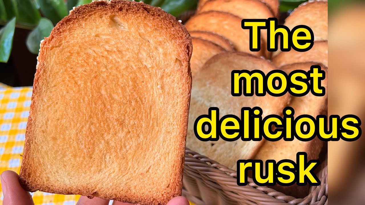 نان سوخاری شیرین خیلی سریع ی نون سوخاری بپز #نان#نان_سوخاری#تست#rusk