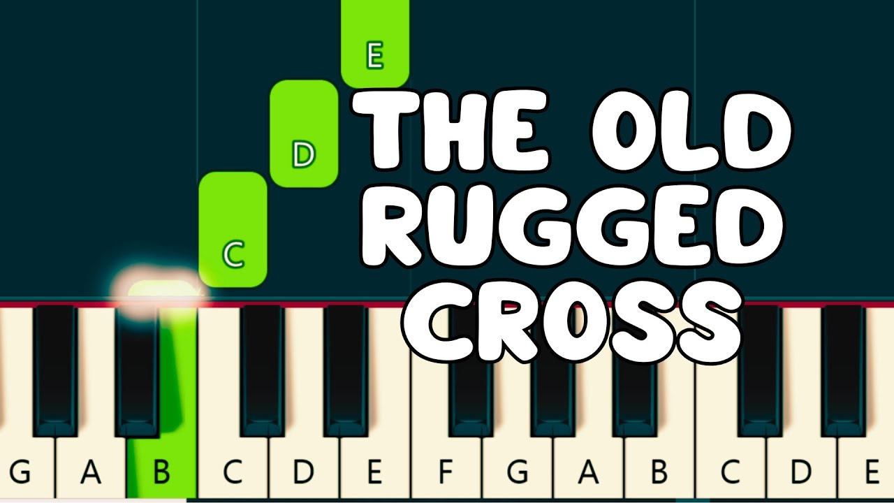 The Old Rugged Cross - Very Easy Piano Tutorial for Beginners (Right Hand)