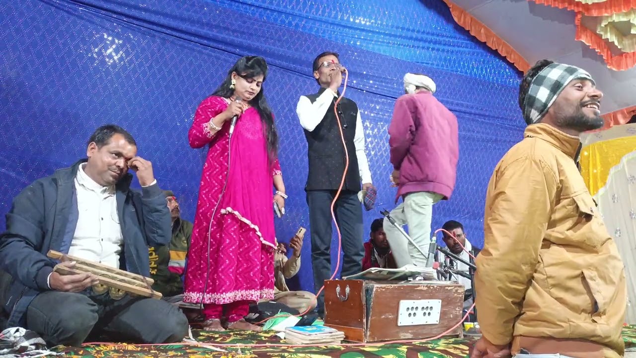 भागीरथ सेन सुनीताभारती जवाबी राई मुकाबला
