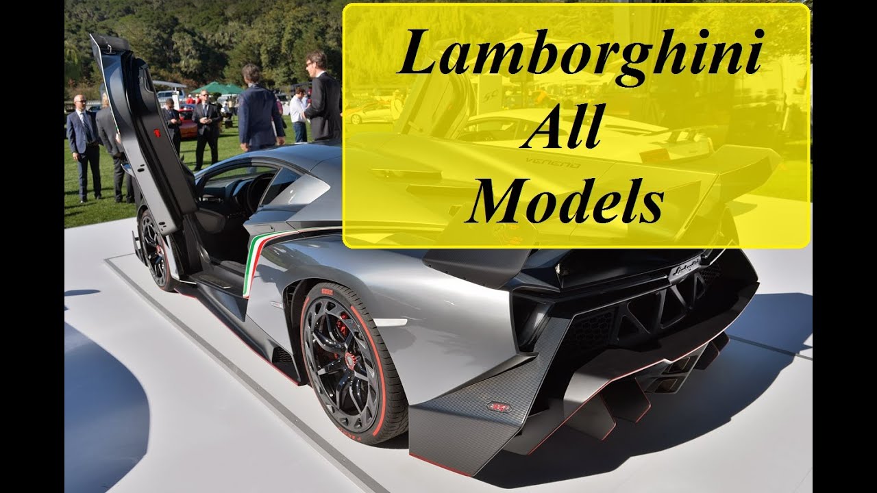 Lamborghini All Models From Beginning (1964-2016)