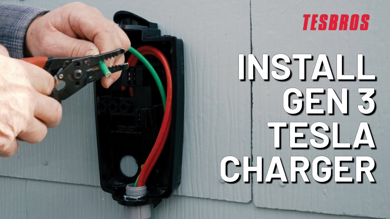 Step by Step Guide to Install Tesla Wall Connector (Gen 3)