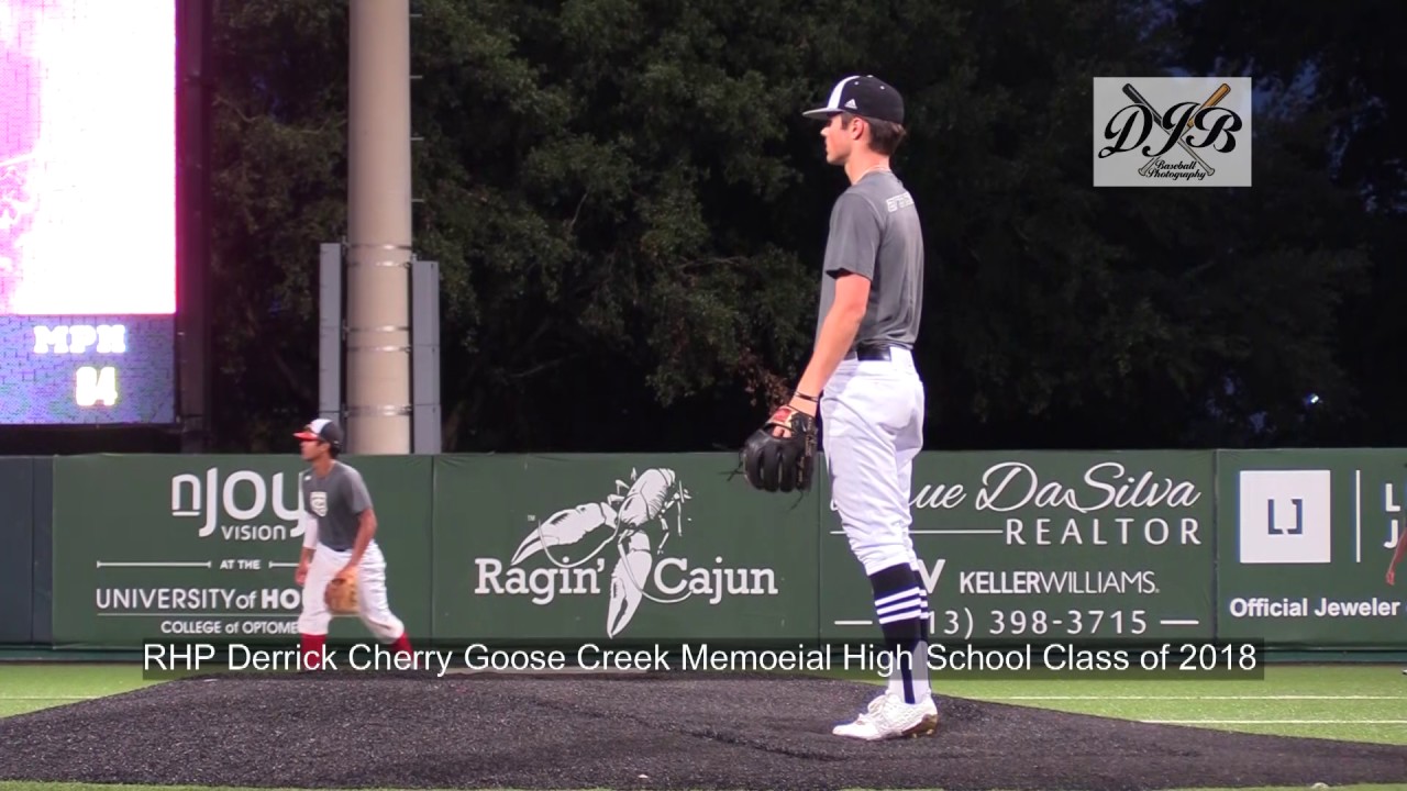 RHP Derrick Cherry Goose Creek Memorial High School Class of 2018