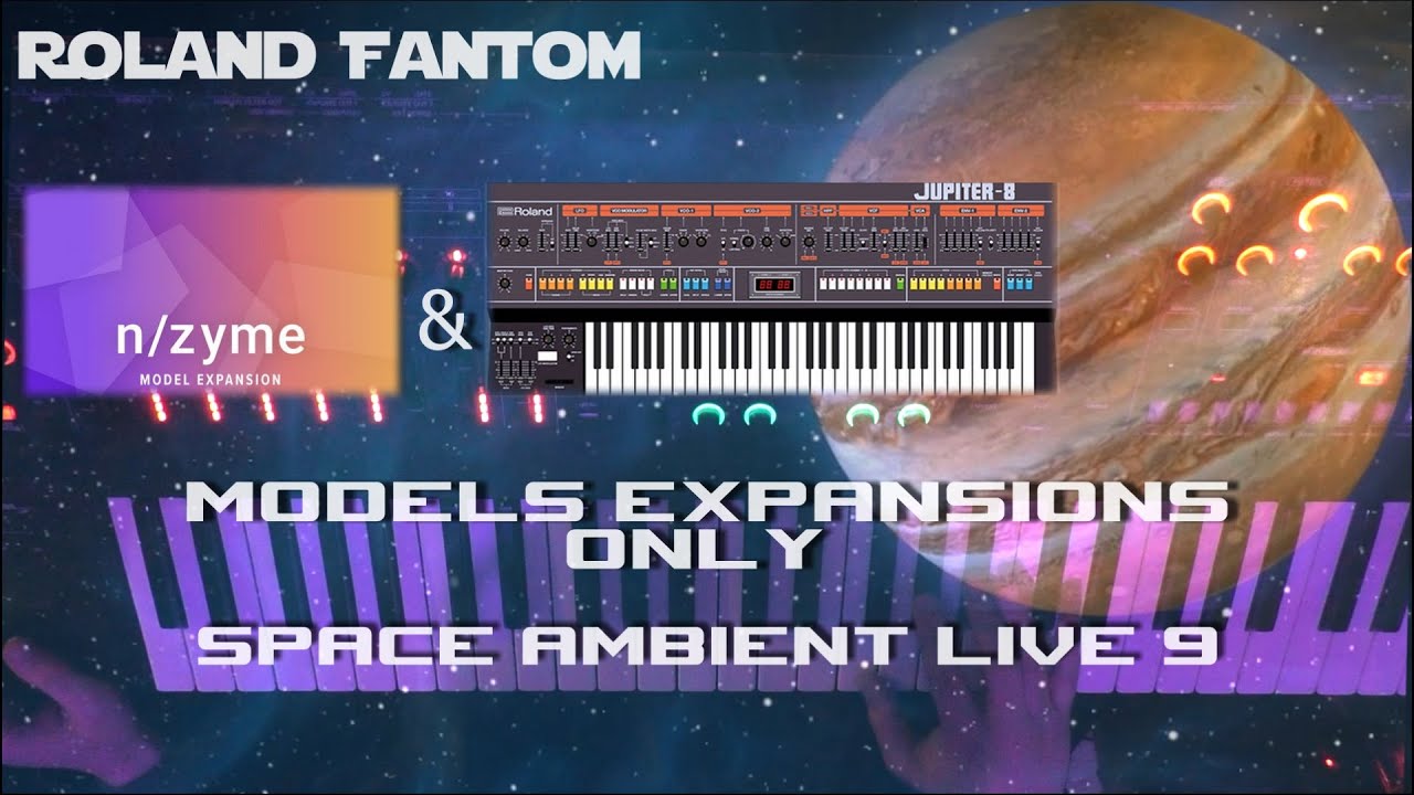 Roland Fantom | Jupiter 8 & n/zyme Only | Space Ambient Live 9