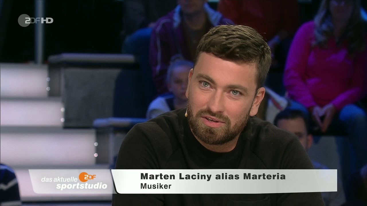 Marteria im Sportstudio